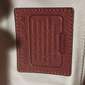 Coach Saddle Brown Hobo Bag